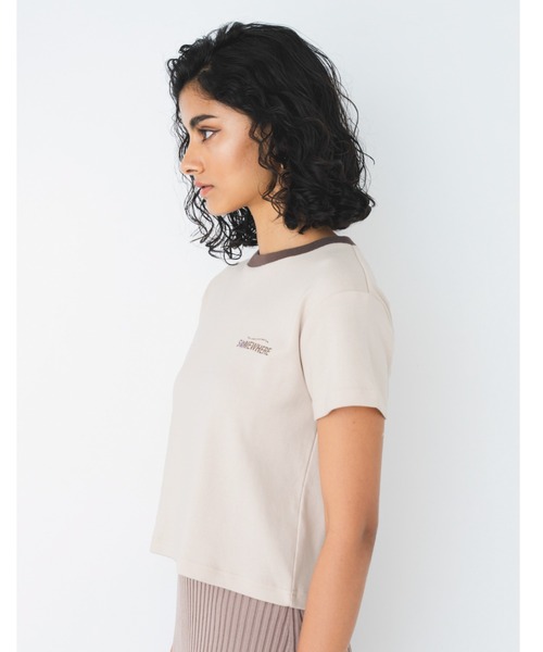 「ALEXIA STAM」 半袖Tシャツ M アイボリー レディース_画像8