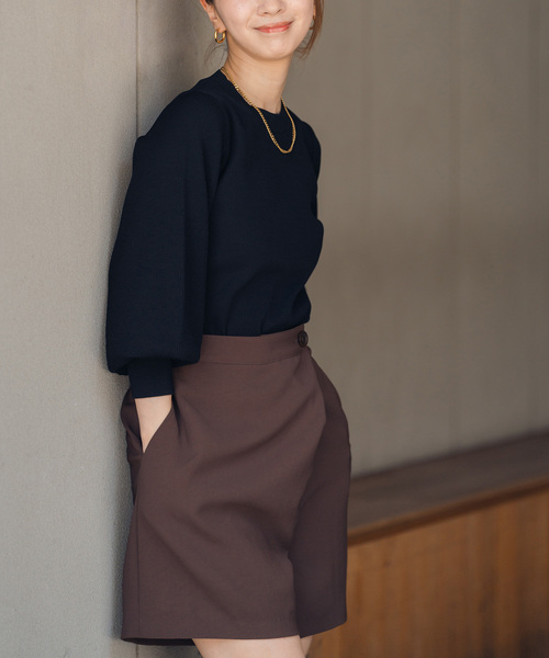 NOBLE（ノーブル） 長袖ニット FREE ブラック レディース : ZOZOTOWN