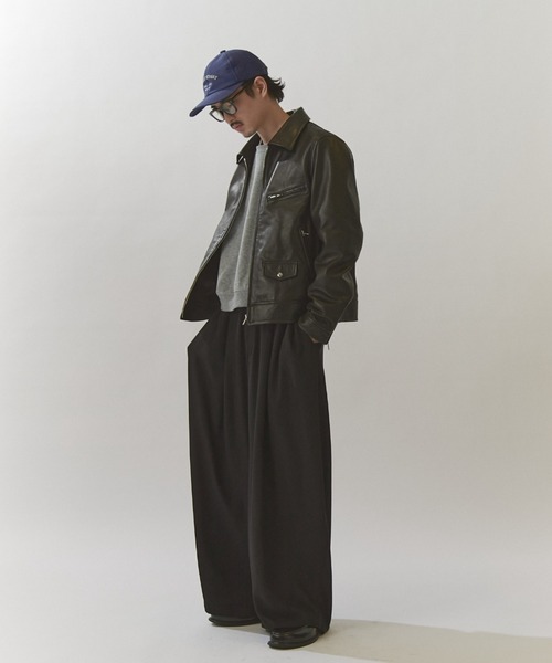 Lui's（ルイス） 革ジャン ライダース NATURAL TAN SHEEP LEATHER Noir