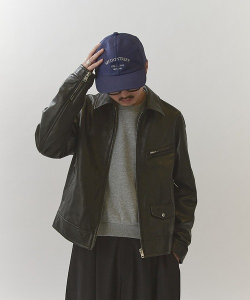 Lui's ルイス　レザージャケット　ジャケット　レザー　羊革 Lui's（ルイス） 革ジャン ライダース NATURAL TAN SHEEP LEATHER Noir