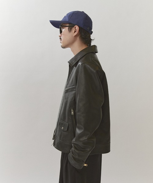 Lui's（ルイス） 革ジャン ライダース NATURAL TAN SHEEP LEATHER Noir
