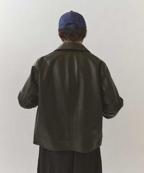 Lui's（ルイス） 革ジャン ライダース NATURAL TAN SHEEP LEATHER Noir