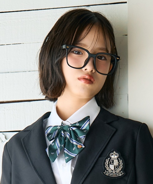 「卒服・セレモニー」レジメンタル柄リボンタイ | LOVETOXIC | 03