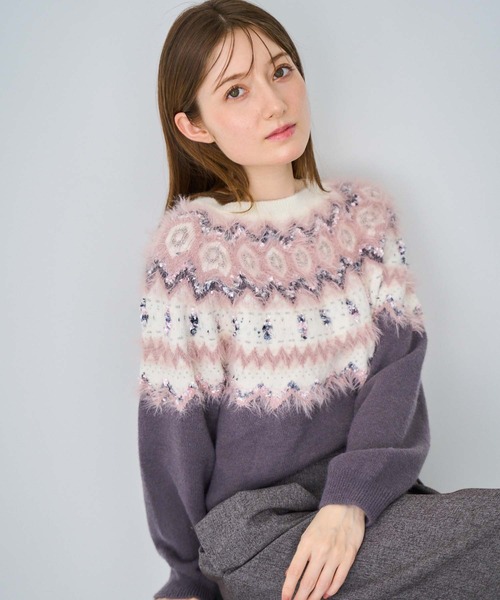 NOELA（ノエラ） ニット セーター ノルディック柄ニット レディース