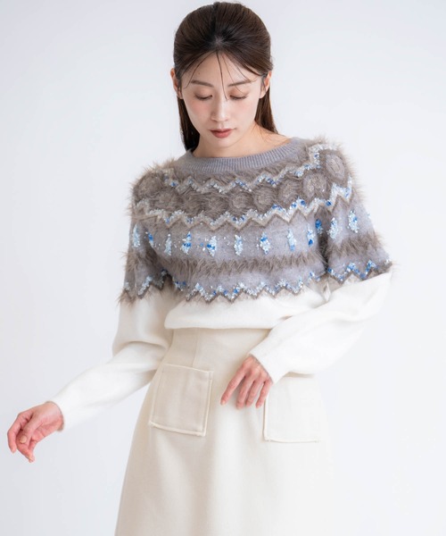 NOELA（ノエラ） ニット セーター ノルディック柄ニット レディース