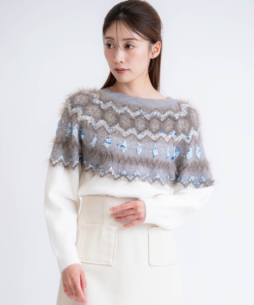 NOELA（ノエラ） ニット セーター ノルディック柄ニット レディース