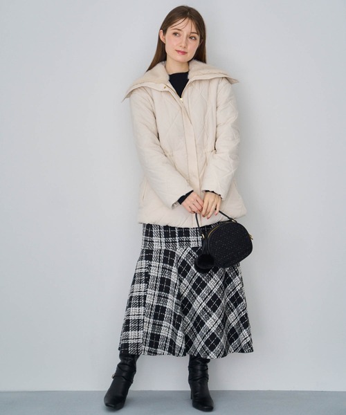 NOELA（ノエラ） コート アウター ファー襟付き中綿コート レディース