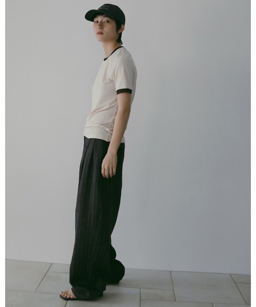 anuke（アンヌーク） パンツ Linen Tuck Pants レディース : ZOZOTOWN