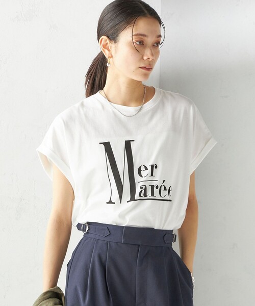 「SHIPS」 半袖Tシャツ ONE SIZE アイボリー レディース_画像9