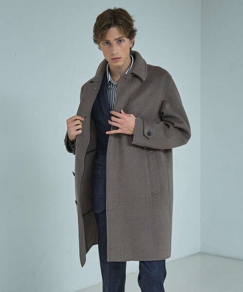 ABAHOUSE（アバハウス） ステンカラーコート コート 「ON/OFF兼用