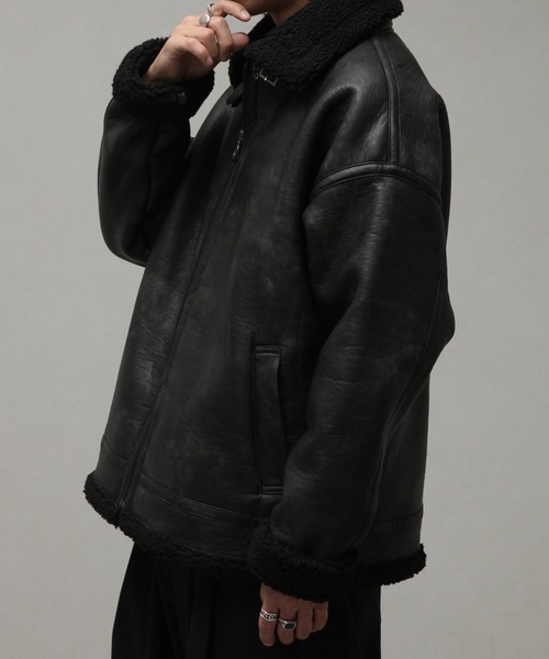 「welise」 ブルゾン L ブラック メンズ_画像8