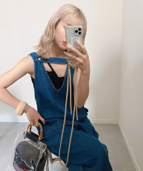 I-SOOK（アイスー） 「ISOOK」 オーバーオール FREE ネイビー