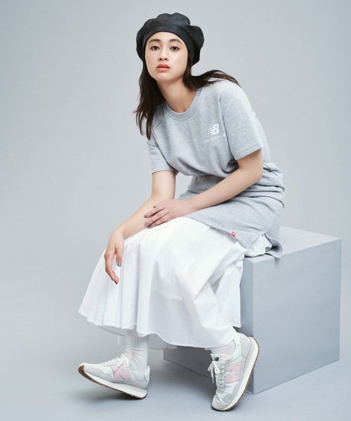 「New Balance」 ローカットスニーカー 23.0cm ピンク レディース_画像3