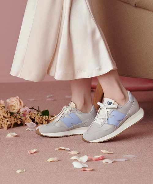 「New Balance」 ローカットスニーカー 23.0cm ピンク レディース_画像8