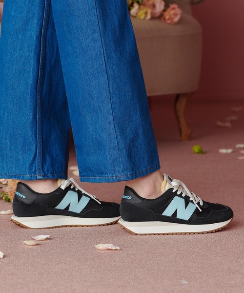 「New Balance」 ローカットスニーカー 23.0cm ピンク レディース_画像9