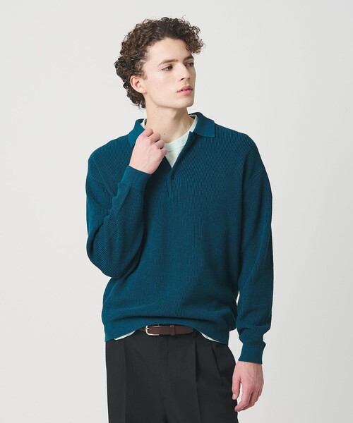 BEAUTY＆YOUTH UNITED ARROWS セーター ニット ギマ コットン アゼ 3