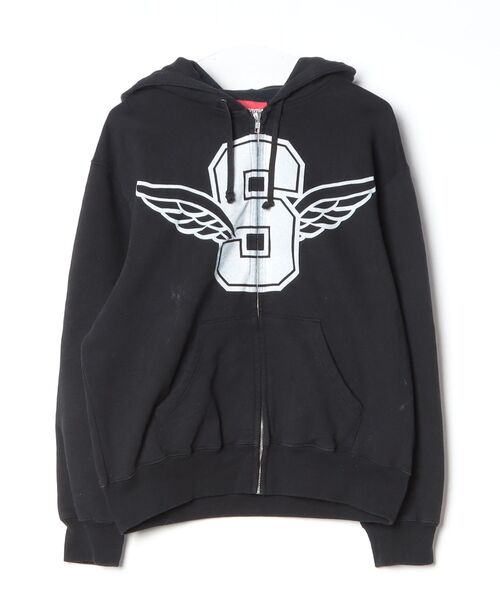 Supreme（シュプリーム） ジップアップパーカー S ブラック メンズ