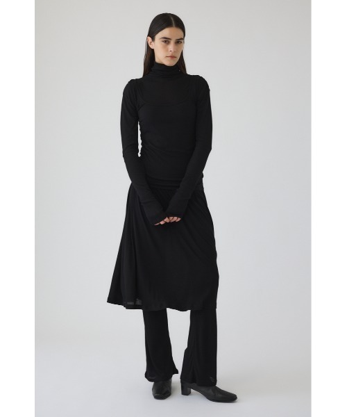 RIM.ARK スラックス パンツ Fluffy touch rib jersey PT フラフィー