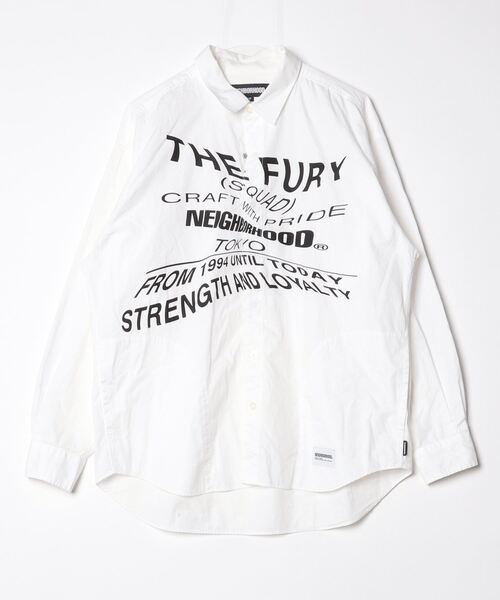 NEIGHBORHOOD（ネイバーフッド） 長袖シャツ M ホワイト メンズ