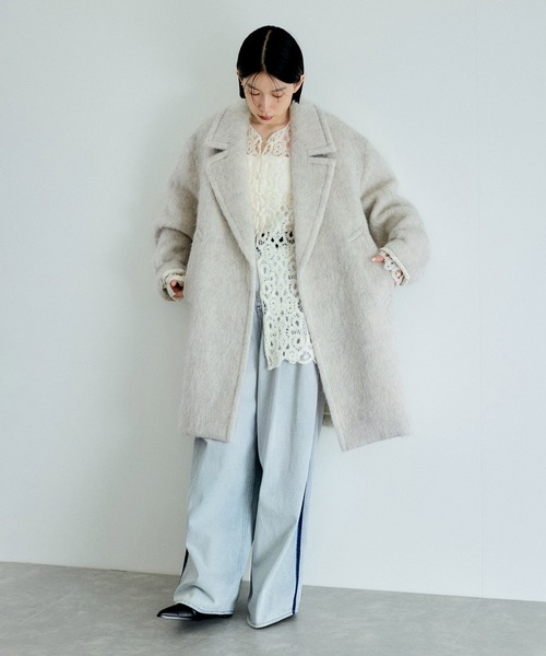 アダムエロペAdam et rope コート　チェスターコート ADAM ET ROPE'（アダムエロペ） チェスターコート FREE グレー