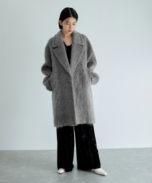 ADAM ET ROPE'（アダムエロペ） チェスターコート FREE グレー