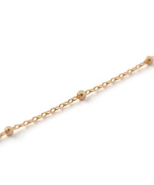 ネックレス チェーンネックレス「グリッター：37cm」 レディースの画像