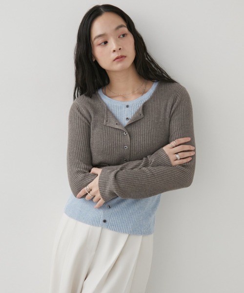 【新品】AUNT MARIE'S クルーネックケーブルニット Aunt Marie's（アントマリーズ）の「AUNT MARIE'S クルーネック