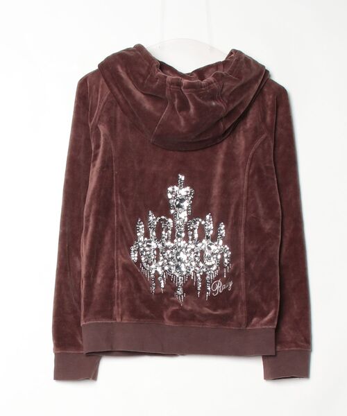 Rady パーカー Rady（レディ） ワンポイントジップアップパーカー FREE ブラウン