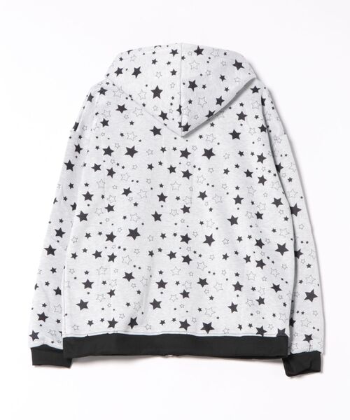 WEGO（ウィゴー） パーカー WEGO/星柄フルジップフーディーパーカー