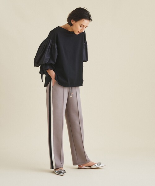 「GRACE CONTINENTAL」 長袖カットソー 36 ブラック レディース_画像5