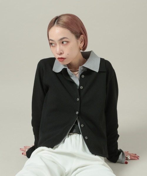 PAGEBOY（ページボーイ） カーディガン 「mei企画/PAGEBOY」エリツキ