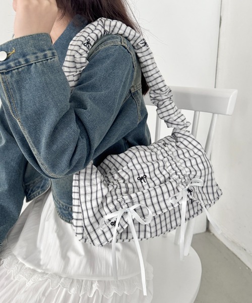 SOLLON.（ソルロン） ショルダーバッグ バッグ くしゅくしゅギャザー