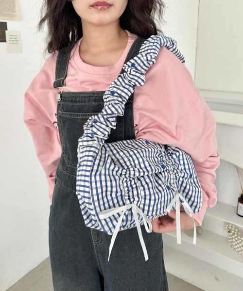 SOLLON.（ソルロン） ショルダーバッグ バッグ くしゅくしゅギャザー