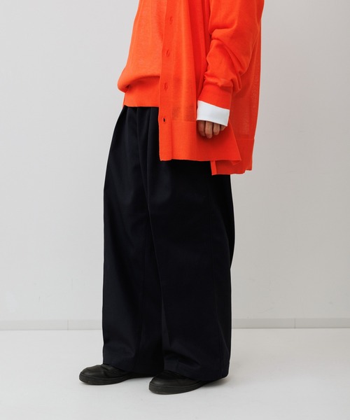 アダムエロペ ADAM ET ROPE'（アダムエロペ） チノパン 「WEB限定」2タック ワイド