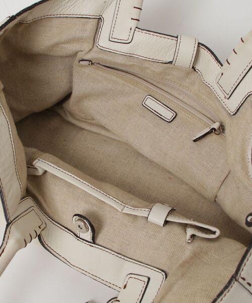 「TOPKAPI」 トートバッグ - ホワイト レディース_画像4