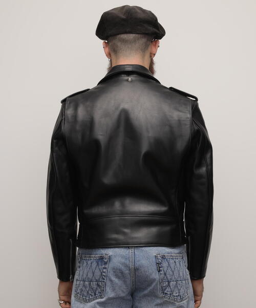 Schott N.Y.C（ショット） 「schott」 レザージャケット 40 ブラック