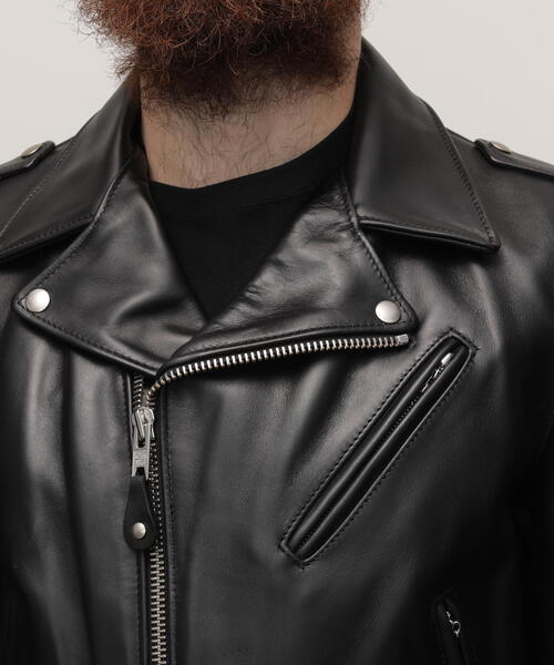 Schott N.Y.C（ショット） 「schott」 レザージャケット 40 ブラック