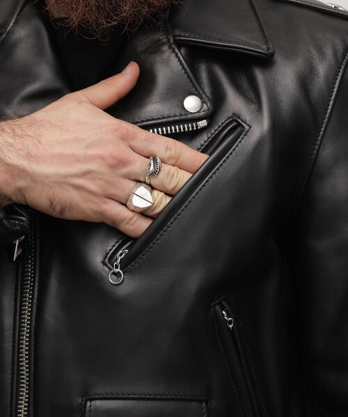 Schott N.Y.C（ショット） 「schott」 レザージャケット 40 ブラック