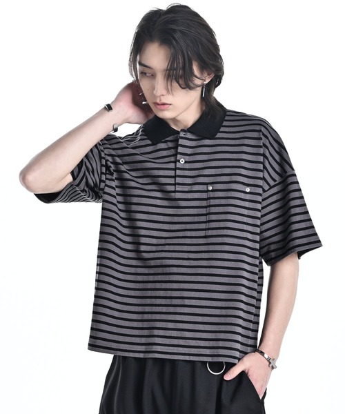 ADRER（アドラー） ポロシャツ 半袖 Wide Cropped Cotton Polo