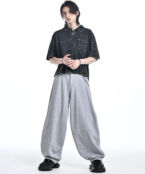ADRER（アドラー） ポロシャツ 半袖 Wide Cropped Cotton Polo