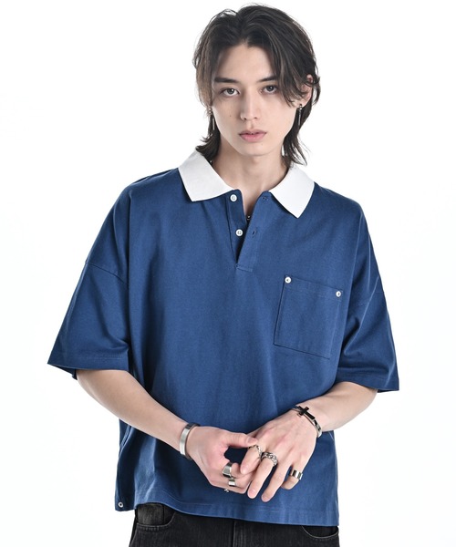 ADRER（アドラー） ポロシャツ Wide Cropped Cotton Polo / ワイド