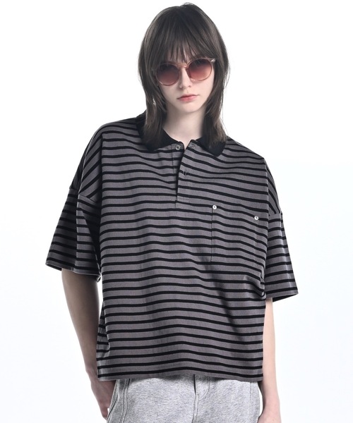 ADRER（アドラー） ポロシャツ Wide Cropped Cotton Polo / ワイド