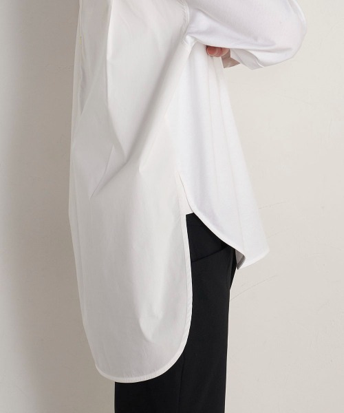 「la.f…」 長袖ブラウス 9号 ホワイト レディース_画像5