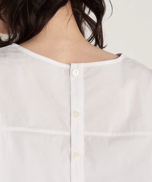 「la.f…」 長袖ブラウス 9号 ホワイト レディース_画像7