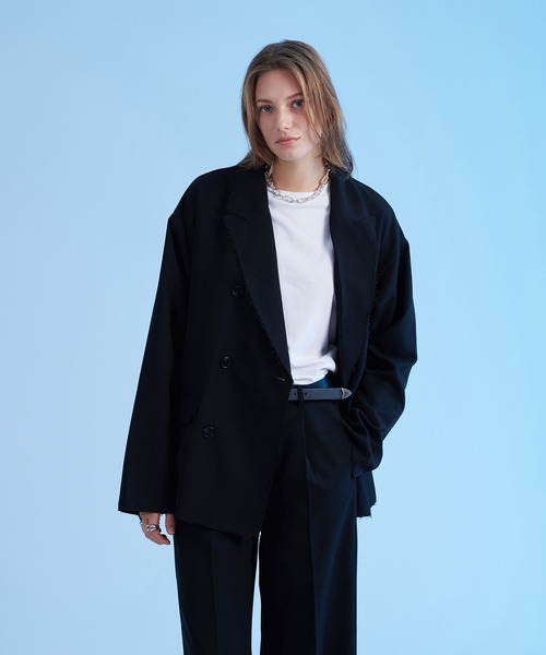 「selle glant」 テーラードジャケット SMALL ブラック メンズ_画像6