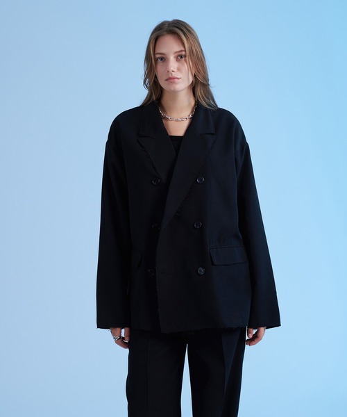 「selle glant」 テーラードジャケット SMALL ブラック メンズ_画像7