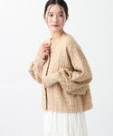 ジャケット ノーカラージャケット 「natur...の詳細画像2