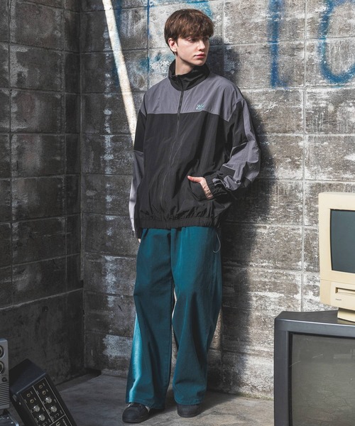 「PBLIM」 チノパンツ MEDIUM ブルーグリーン レディース_画像3