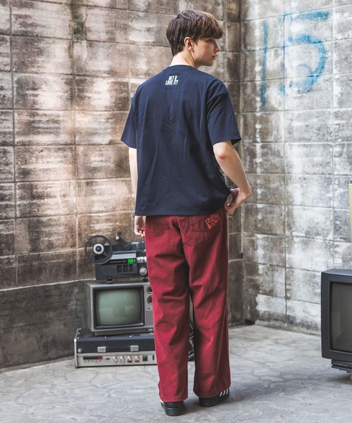 「PBLIM」 チノパンツ MEDIUM ブルーグリーン レディース_画像7