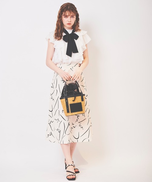 「31 Sons de mode」 半袖ブラウス 36 サックスブルー レディース_画像3